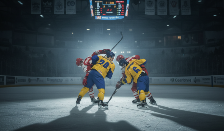 Ukraine's national hockey team crucial match