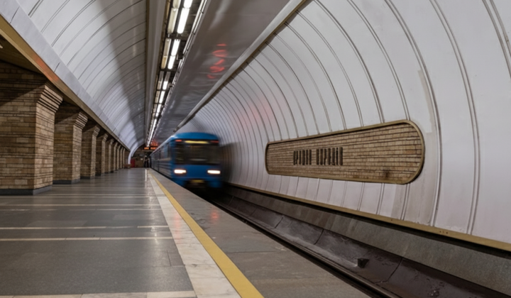 Panic at metro station in Kyiv