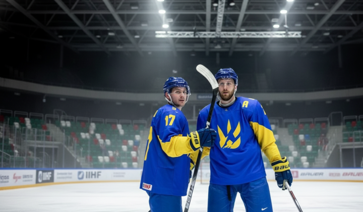Сборная Украины по хоккею проигрывает Казахстану