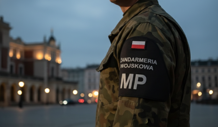 Дрон із написами на кирилиці в Польщі