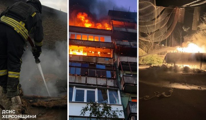 Russia shelling Kherson and Donetsk regions