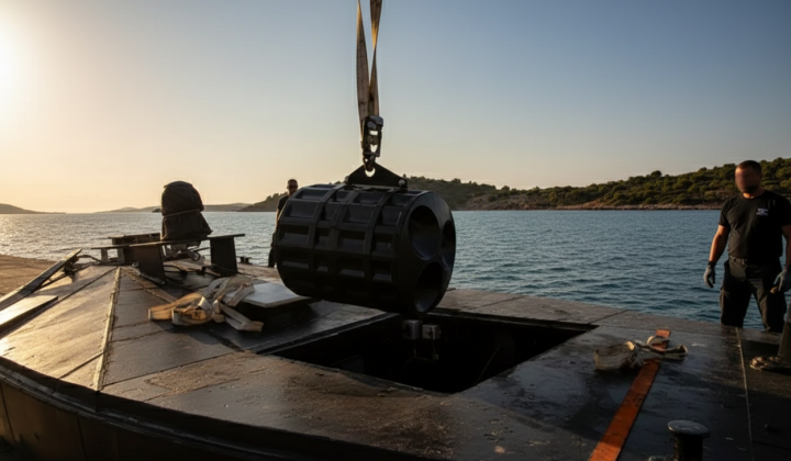 Український морський дрон з вибухівкою