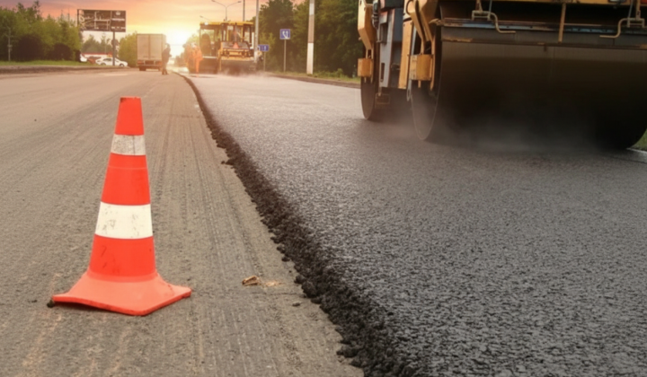 New roads in Ukraine after winter