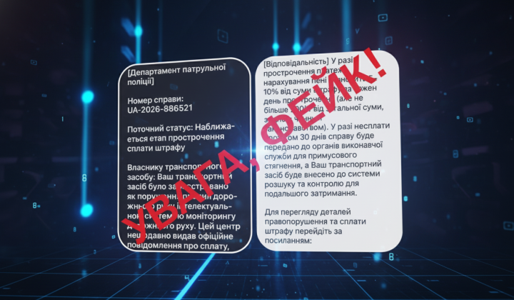 Фейковые штрафы ПДР от мошенников