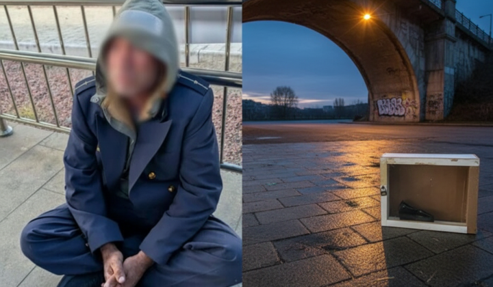 Theft of museum clothing from train