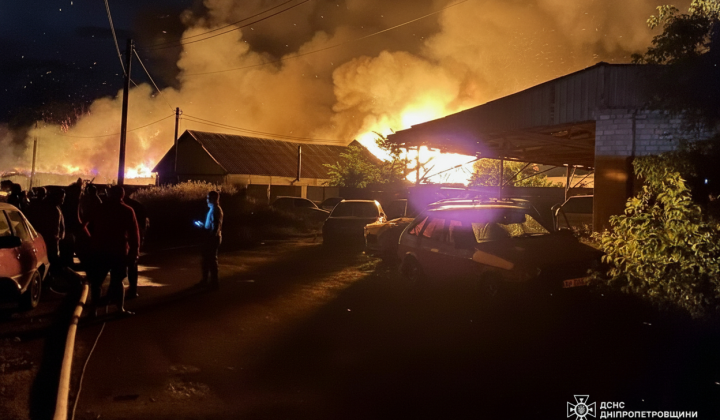 Night shelling, woman killed, wounded