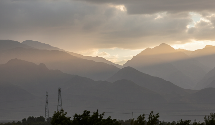Snow in June in Kyrgyzstan