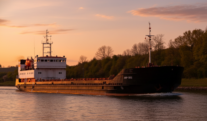 Drones attacking ships in the Azov Sea