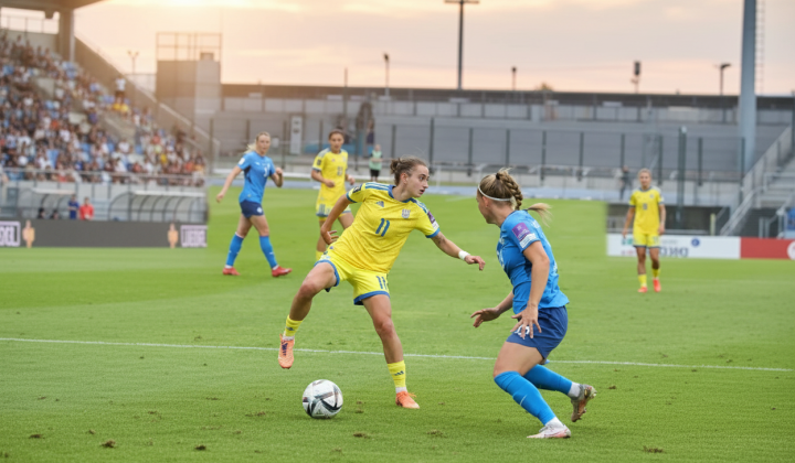 Ukrainian women's national team suffered a defeat