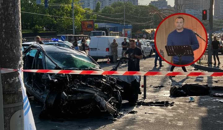 Аварія в Києві: автомобіль у підземному переході