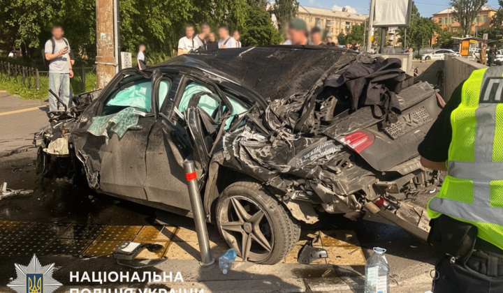 Аварія на переході в Києві