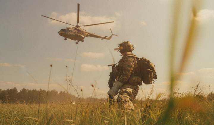 Fighting on the frontline in direction