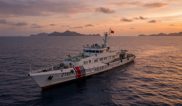 Patrolling near Taiwan