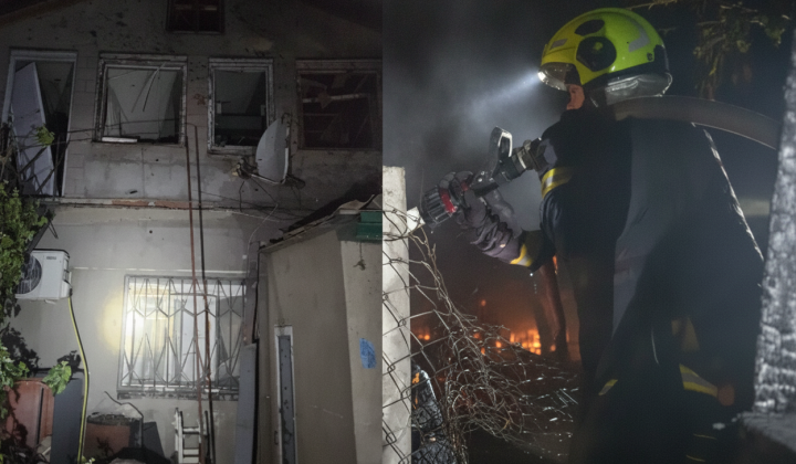 Пошкодження газової труби вночі