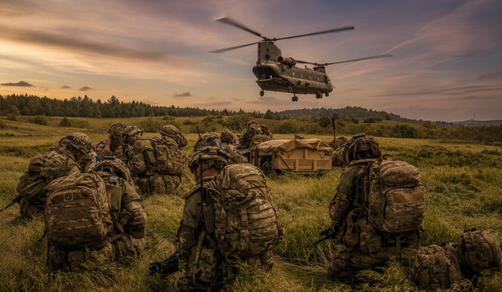 NATO forces on the border with Russia