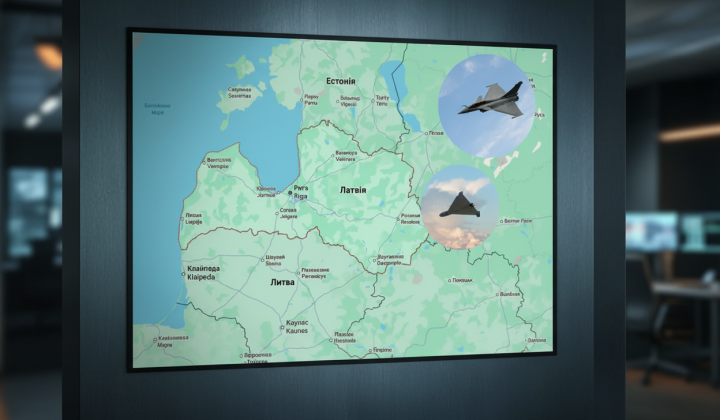 Збитий російський дрон у Латвії
