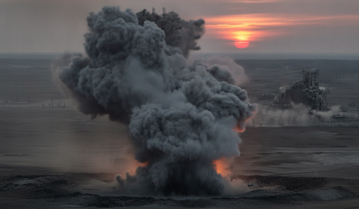 Strike on ammunition depot in Belgorod region