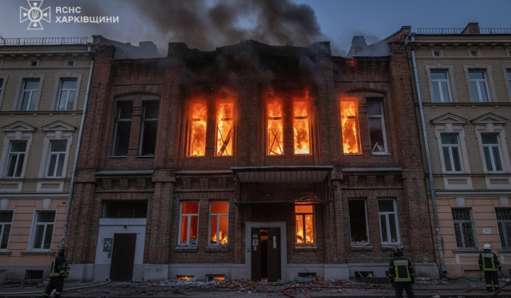 Дрони Росії атакували Харків: поранені п’ять людей