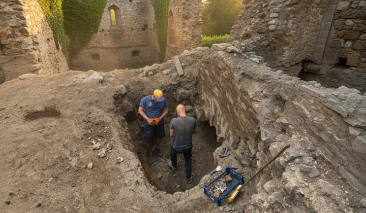 Tower buried over 300 years ago