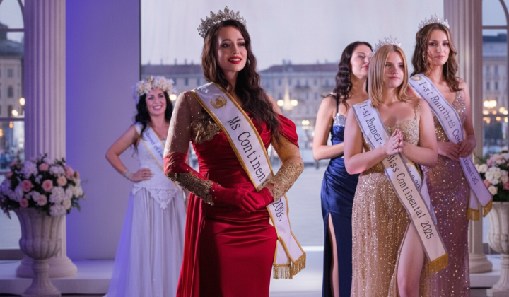 Ксения Лугиня - победительница конкурса Miss Europe