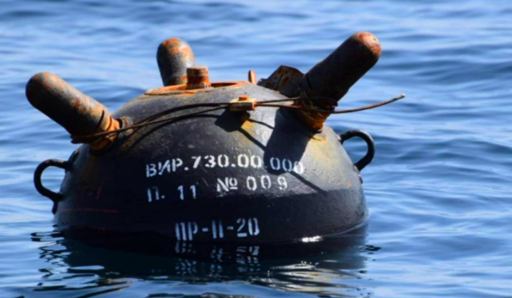 Міни на дні Чорного моря