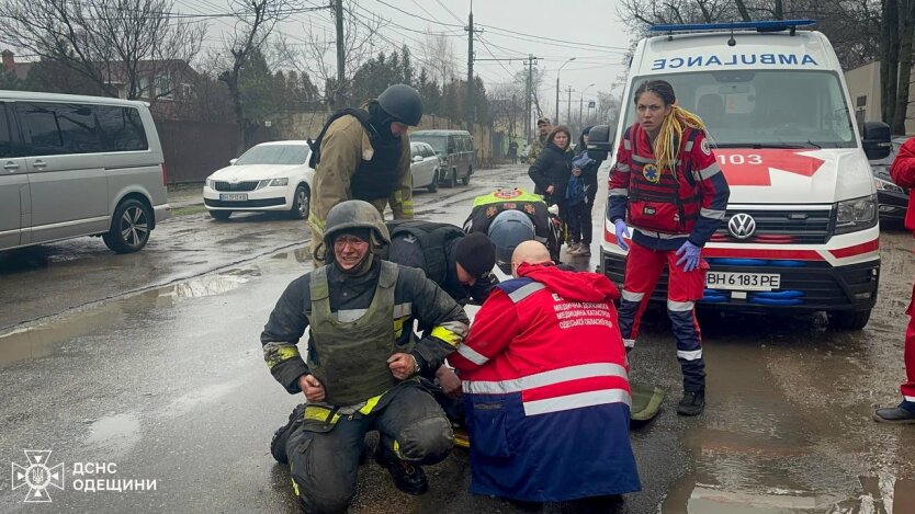 Российская ракета во время атаки