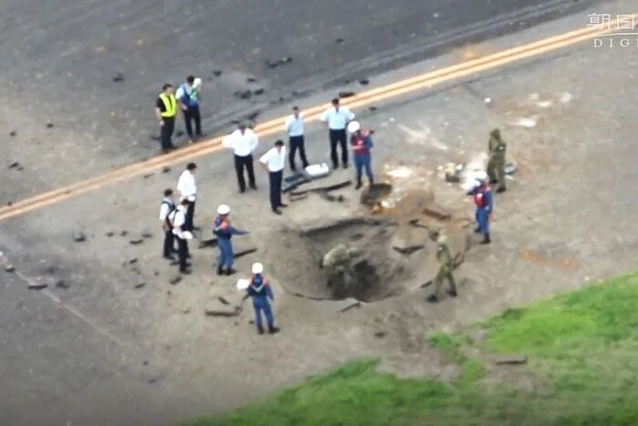 Взорвалась бомба в японском аэропорту