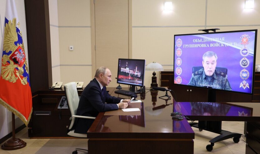 Зустріч Путіна з Герасимовим в Кремлі