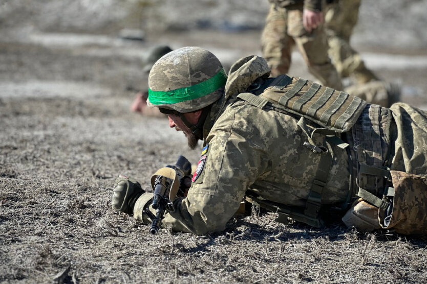 Військові студенти на тренуванні