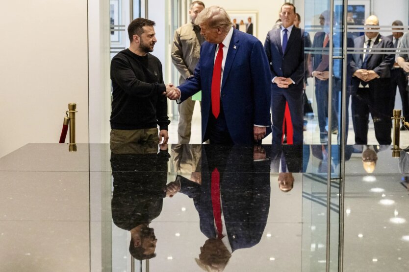 Зеленский и Трамп в Белом доме
