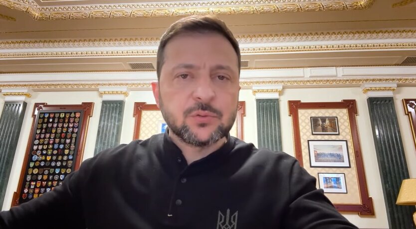 Президент Зеленский на переговорах
