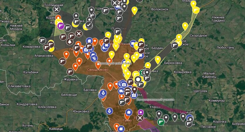 Російські війська на Курському напрямку