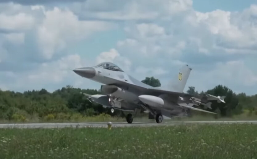 Український військовий літак F-16