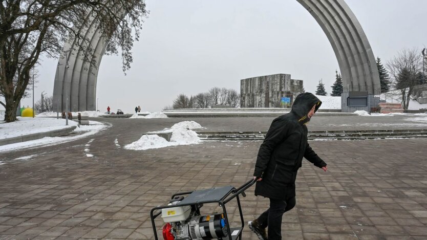 Карта України з областями та ризиком відключення світла