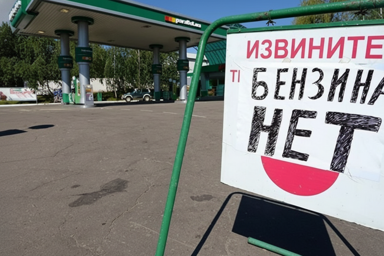 Запрет на продажу бензина в Луганской области