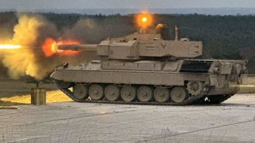 Танк Leopard 1A5BE на испытания