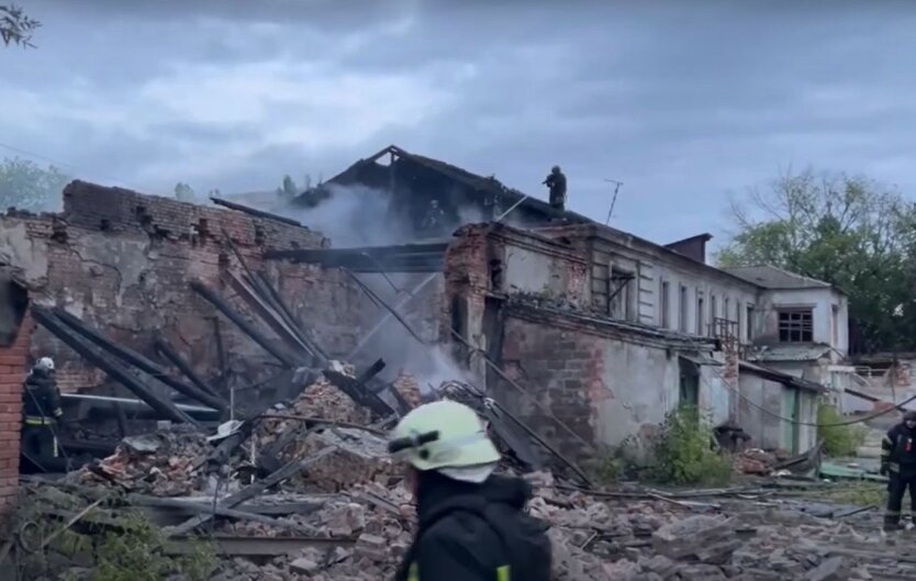 Бойові дії в Харкові: пожежа